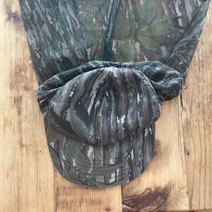 Camouflage Hat with Mesh face covering for Hunting